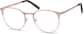 Angle view of Round Glasses 3216719 in Pink thumbnail