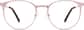 Front view of Round Glasses 3216719 in Pink thumbnail