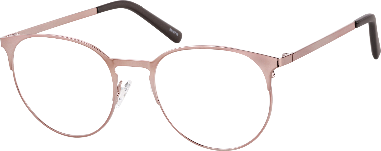 Angle view of Round Glasses 3216719 in Pink