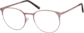 Angle view of Round Glasses 3216719 in Pink thumbnail