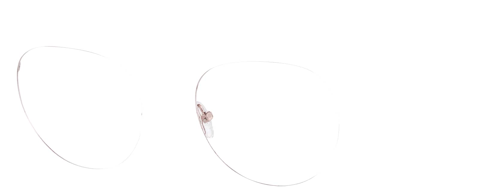 Angle view of Round Glasses 3216719 in Pink