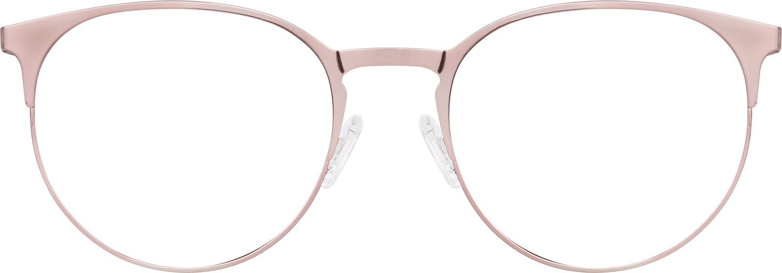 Front view of Round Glasses 3216719 in Pink