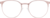 Front view of Round Glasses 3216719 in Pink thumbnail