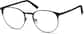 Angle view of Round Glasses 3216721 in Black thumbnail