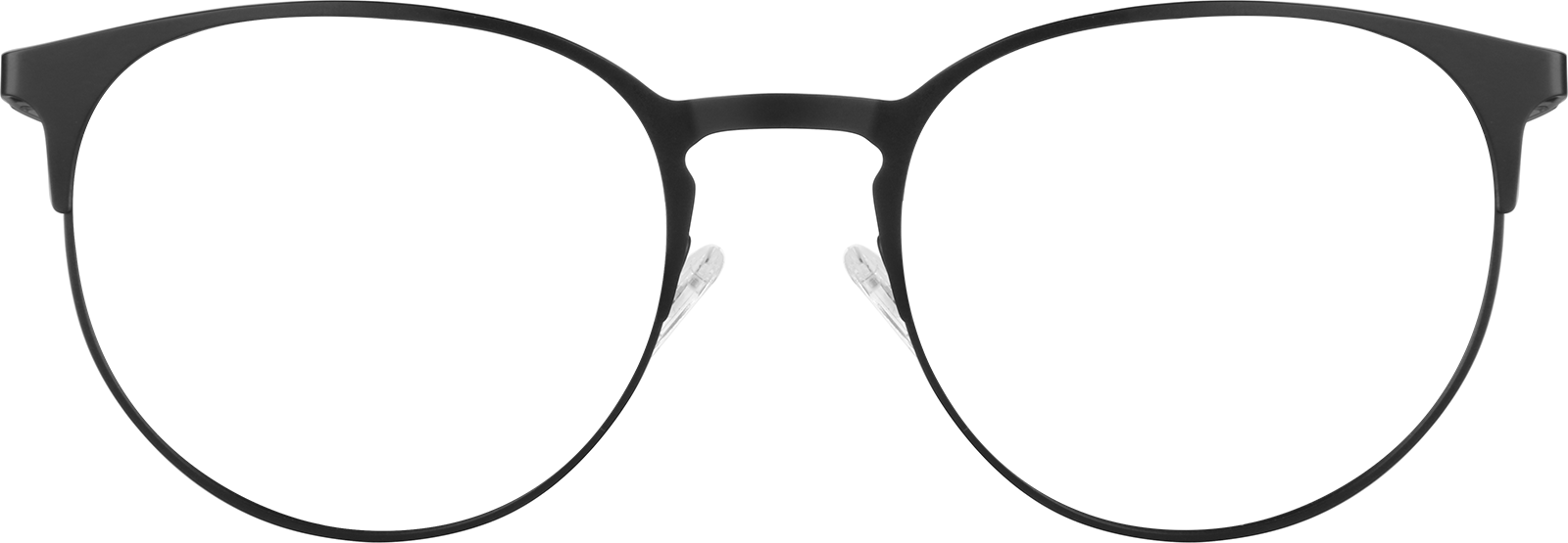 Front view of Round Glasses 3216721 in Black