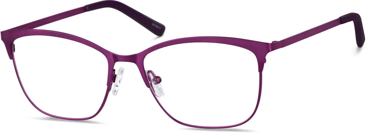 Angle view of Square Glasses 3216817 in Ultraviolet