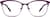 Front view of Square Glasses 3216817 in Ultraviolet thumbnail