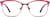 Front view of Square Glasses 3216818 in Red thumbnail