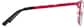 Side view of Browline Glasses 3216818 in Red thumbnail