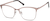 Angle view of Square Glasses 3216819 in Rose Gold thumbnail