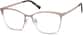 Angle view of Browline Glasses 3216819 in Rose Gold thumbnail