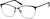Angle view of Square Glasses 3216821 in Black thumbnail