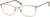 Angle view of Rectangle Glasses 3216914 in Gold thumbnail