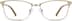 Rectangle Glasses 3216914 in Gold