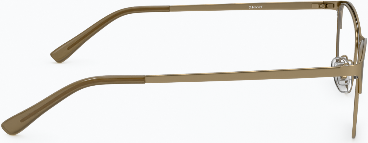 Side view of Rectangle Glasses 3216914 in Gold thumbnail