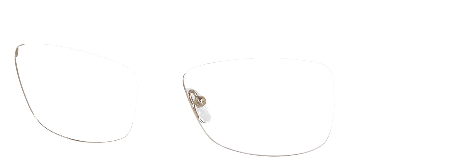 Gold Rectangle Glasses #3216914 | Zenni Optical
