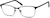 Angle view of Rectangle Glasses 3216921 in Black thumbnail