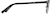 Side view of Rectangle Glasses 3216921 in Black thumbnail