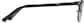 Side view of Rectangle Glasses 3216921 in Black thumbnail