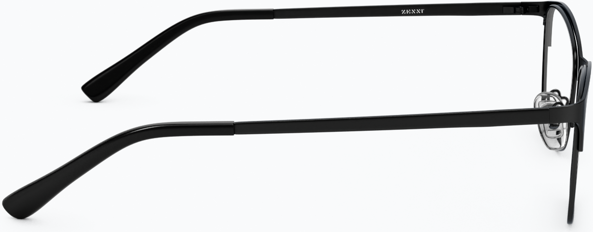 Side view of Rectangle Glasses 3216921 in Black thumbnail