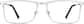 Front view of Point Guard Glasses 3217011 in Silver thumbnail
