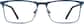 Front view of Point Guard Glasses 3217016 in Metallic Blue thumbnail