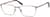 Angle view of Rectangle Glasses 3217219 in Rose Gold thumbnail