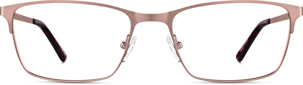 Rose Gold Rectangle Glasses