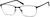 Angle view of Rectangle Glasses 3217221 in Black thumbnail