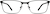 Front view of Rectangle Glasses 3217221 in Black thumbnail