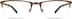 Rectangle Glasses 3217315 in Copper