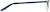 Side view of Rectangle Glasses 3217316 in Peacock thumbnail