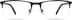 Rectangle Glasses 3217321 in Black