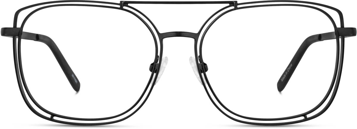 Black Square Glasses