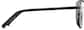 Side view of Square Glasses 3217421 in Black thumbnail