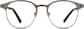 Front view of Browline Glasses 3218212 in Gray thumbnail