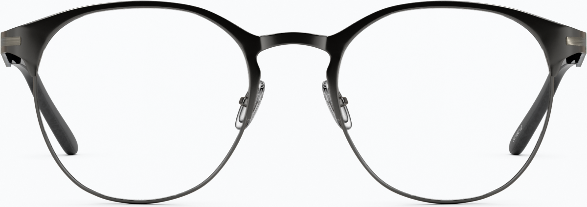 Front view of Browline Glasses 3218212 in Gray thumbnail