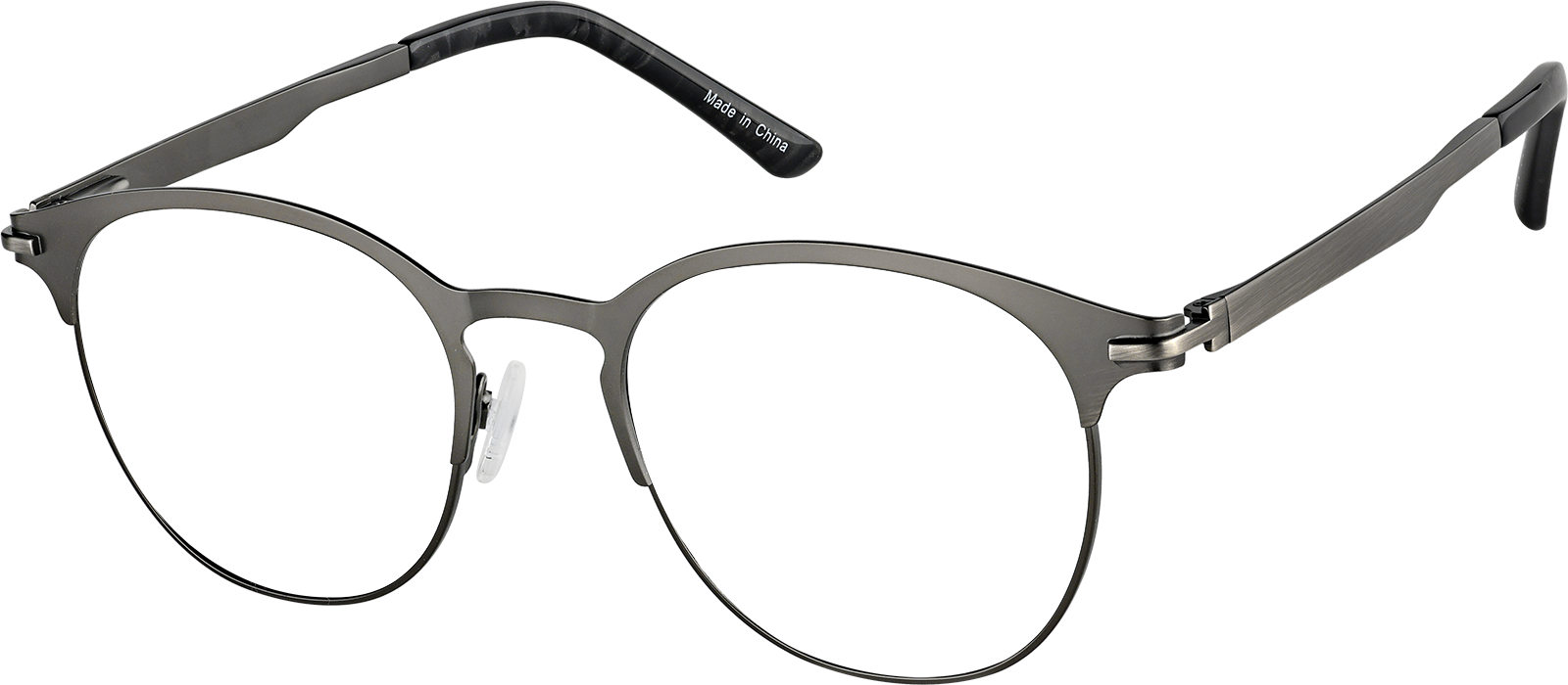 Gray Browline Glasses #3218212 | Zenni Optical