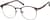 Angle view of Round Glasses 3218215 in Brown thumbnail