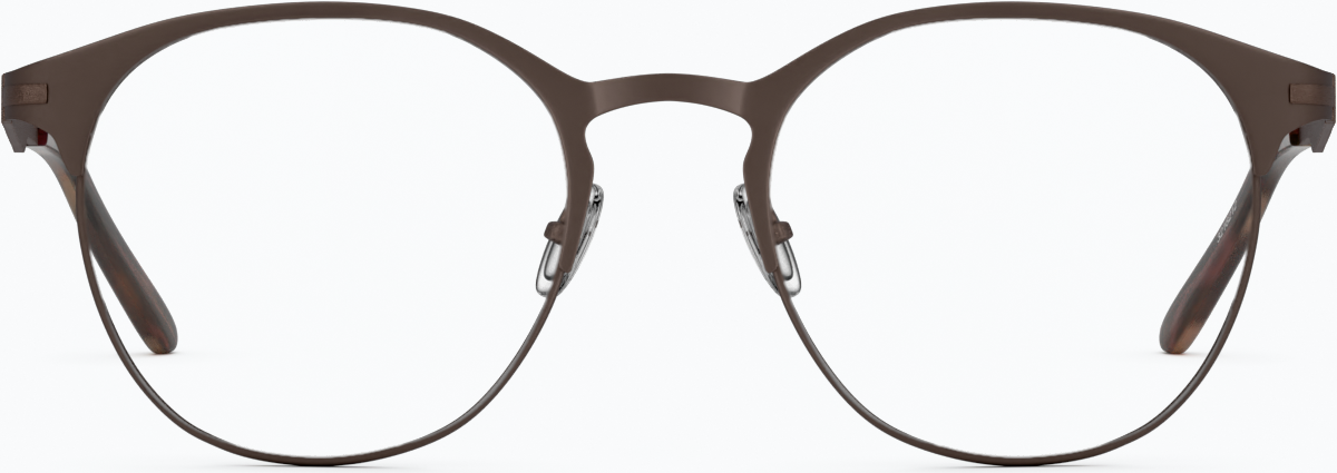 Front view of Browline Glasses 3218215 in Brown thumbnail