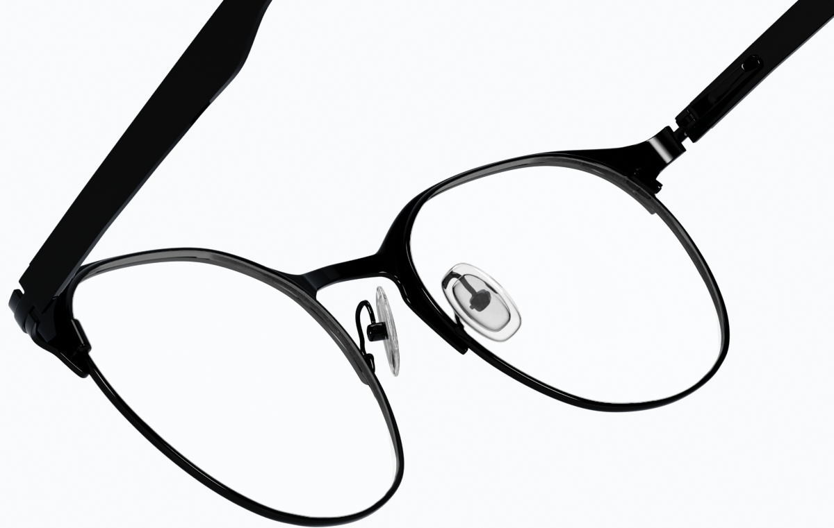 See-through view of Browline Glasses 3218221 in Black thumbnail