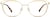 Front view of Cat-Eye Glasses 3218314 in Gold thumbnail