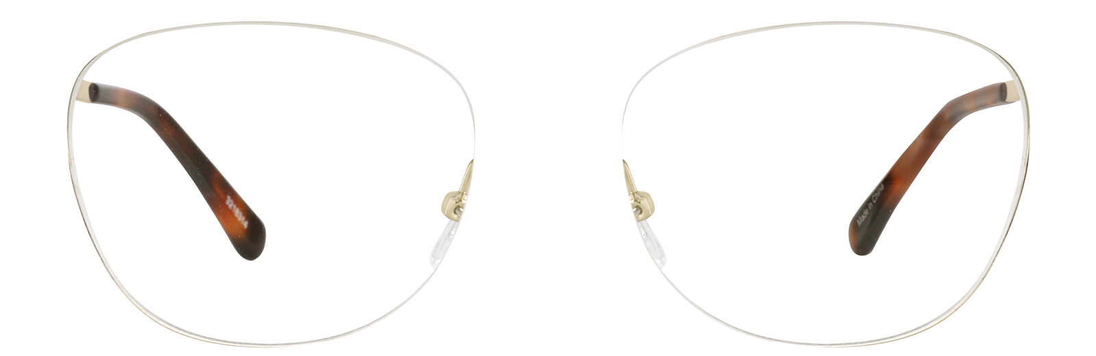 Gold Cat-Eye Glasses #3218314 | Zenni Optical