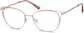Angle view of Cat-Eye Glasses 3218319 in Pink thumbnail