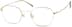 Square Glasses 3218414 in Gold