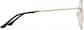 Side view of Square Glasses 3218614 in Gold thumbnail