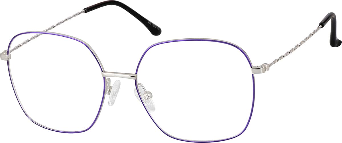 …φ(・_・ Black/Gold Square Glasses #3218621 | Zenni Optical Canada