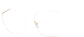 Angle view of Square Glasses 3218621 in Black/Gold thumbnail