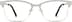 Browline Glasses 3218811 in Silver
