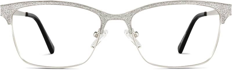 Silver Browline Glasses